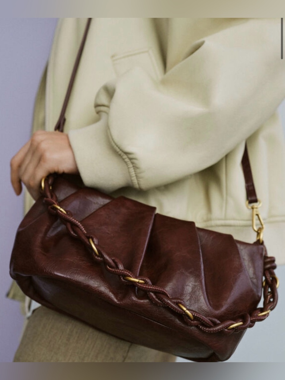 Cortefiel maroon Purse